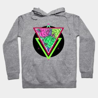 Flower Triad Analogous Hoodie